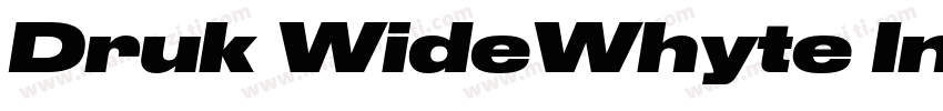 Druk WideWhyte Inktr字体转换